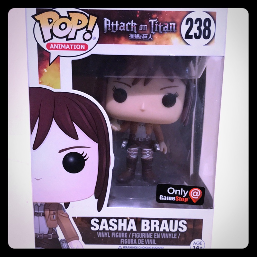 Attack on Titan Sasha GameStop exclusive Funko POP